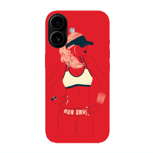 Apple Iphone 16 plus Run away Transparent Silicone TPU Θήκη