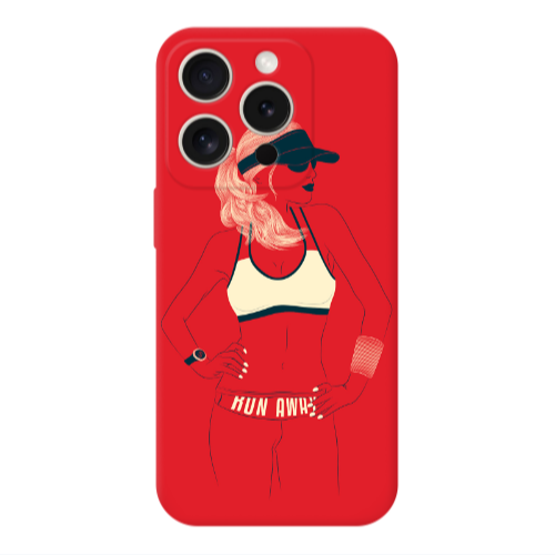 Apple Iphone 16 Pro Max Run away Transparent Silicone TPU Θήκη
