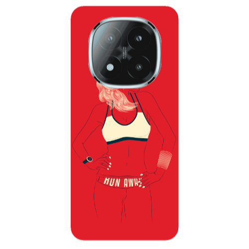 Xiaomi Redmi Note 14 Pro + 5g Run away Transparent Silicone TPU Θήκη