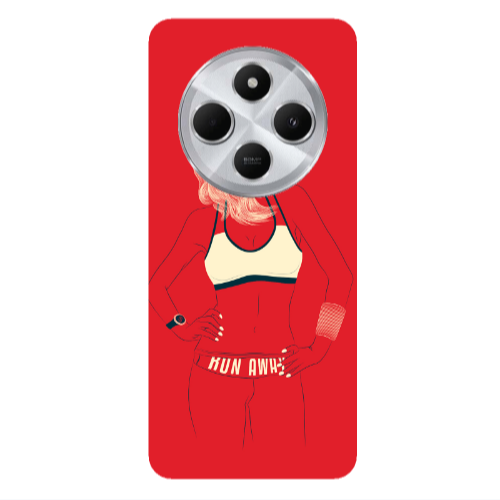 Xiaomi Redmi 14c Run away Transparent Silicone TPU Θήκη