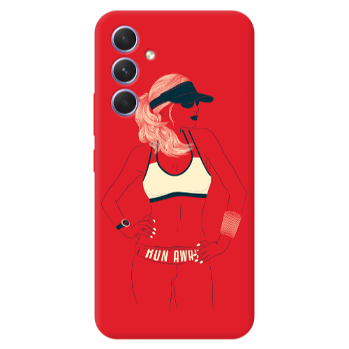 Samsung A56 Run away Transparent Silicone TPU Θήκη