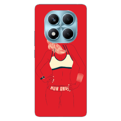 Xiaomi Redmi Note 14 Pro Run away Transparent Silicone TPU Θήκη