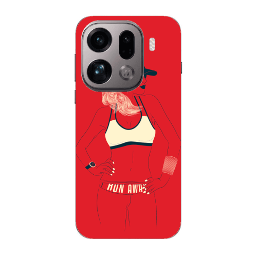 Oppo Find X9 Pro Run away Transparent Silicone TPU Θήκη