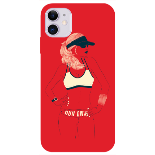 Apple iPhone 11  Run away Transparent Silicone TPU Θήκη