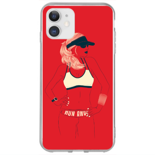 Apple iPhone 12 Run away Transparent Silicone TPU Θήκη