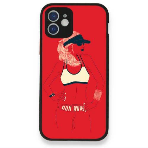 Apple iPhone 12 Run away Black Glossy Θήκη