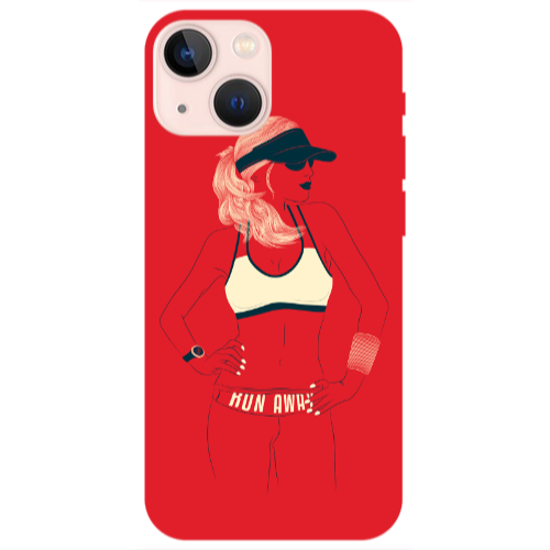 Apple iPhone 13 Run away Transparent Silicone TPU Θήκη