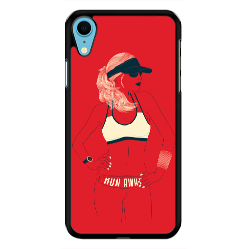 Apple iPhone Xr Run away Black Glossy Θήκη