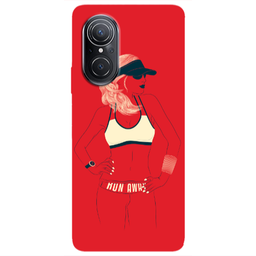 Huawei Nova 9 SE Run away Transparent Silicone TPU Θήκη