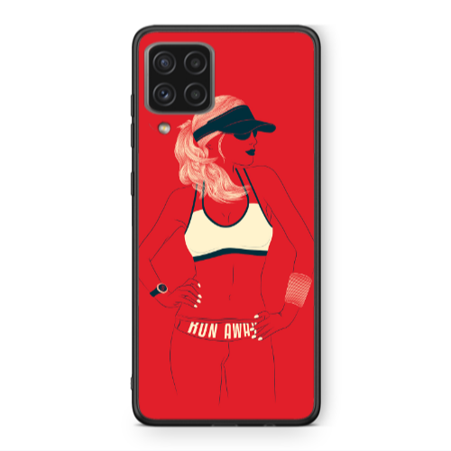 Samsung A22 4G Run away Black Glossy Θήκη