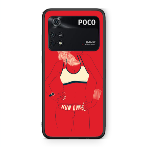 Xiaomi Poco M4 Pro 4G Run away Black Glossy Θήκη