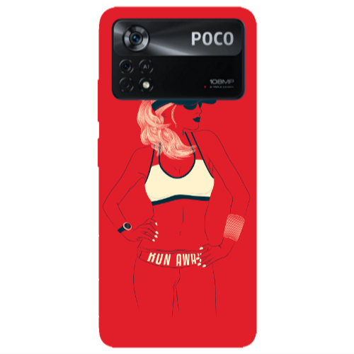 Xiaomi Poco X4 Pro Run away Transparent Silicone TPU Θήκη