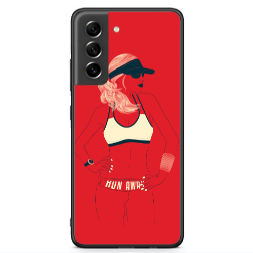 Samsung S21 FE Run away Black Glossy Θήκη