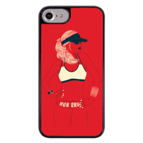 Apple iPhone 7 Run away Black Glossy Θήκη