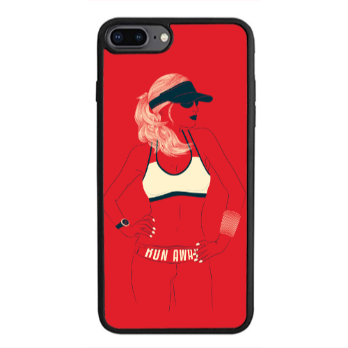 Apple iPhone 7 Plus Run away Black Glossy Θήκη