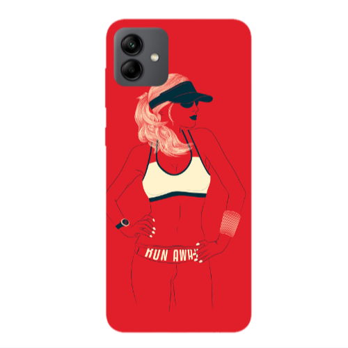 Samsung A04 Run away Transparent Silicone TPU Θήκη