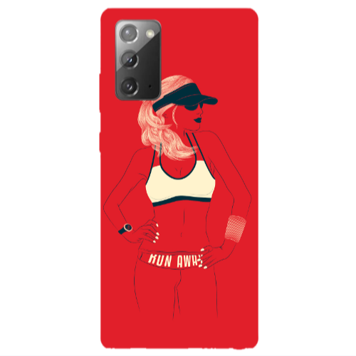 Samsung Note 20 Run away Transparent Silicone TPU Θήκη