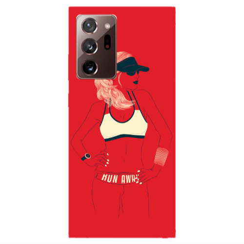 Samsung Note 20 Ultra Run away Transparent Silicone TPU Θήκη