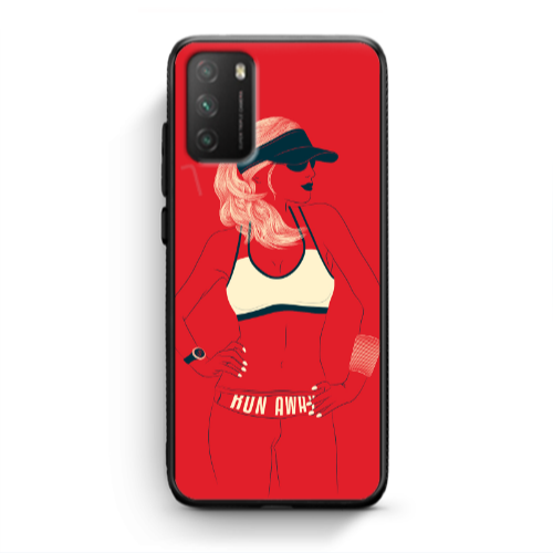 Xiaomi Poco M3 Run away Black Glossy Θήκη