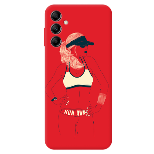 Samsung A14 5G Run away Transparent Silicone TPU Θήκη