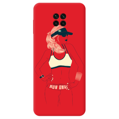 Xiaomi Redmi Note 9S Run away Transparent Silicone TPU Θήκη