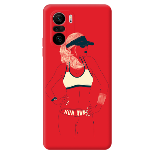 Xiaomi Poco F3 Run away Transparent Silicone TPU Θήκη