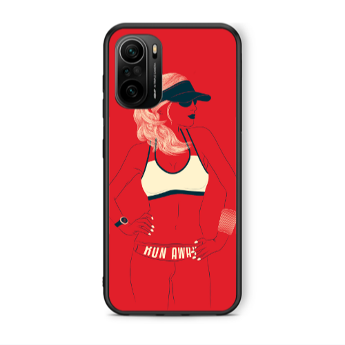 Xiaomi Poco F3 Run away Black Glossy Θήκη