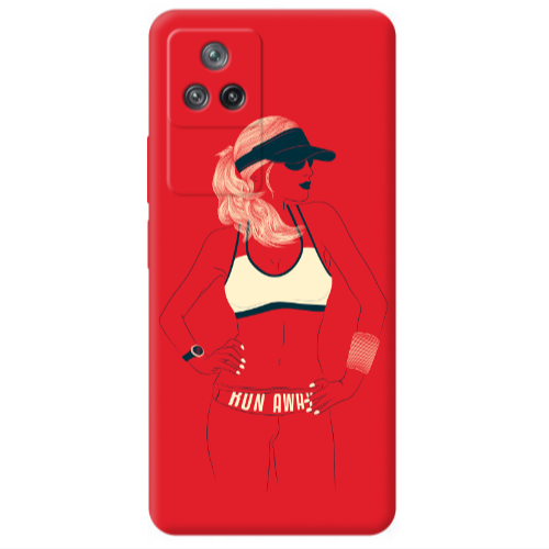 Xiaomi Poco F4 Run away Transparent Silicone TPU Θήκη