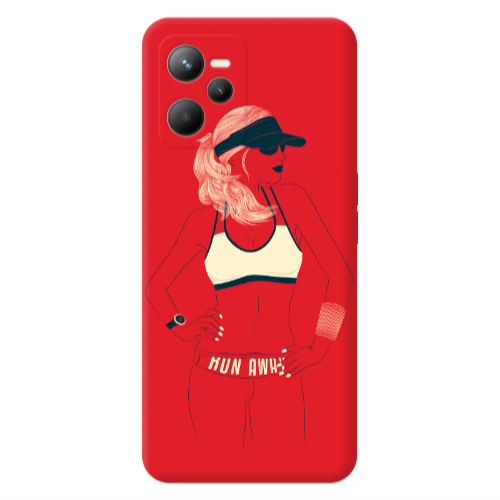 Realme C35 Run away Transparent Silicone TPU Θήκη