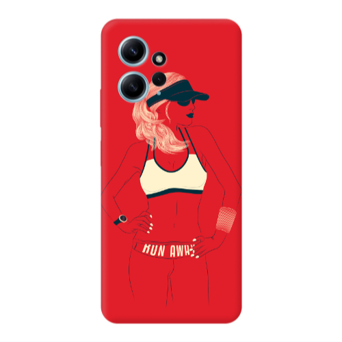 Xiaomi Redmi Note 12 4G Run away Transparent Silicone TPU Θήκη