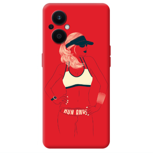 Oppo Reno 7 Lite Run away Transparent Silicone TPU Θήκη