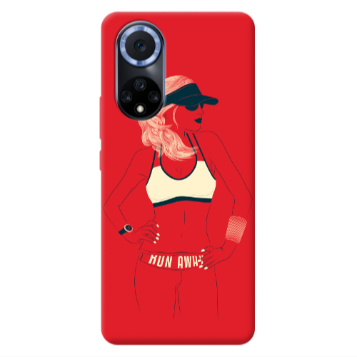 Huawei Nova 9 Run away Transparent Silicone TPU Θήκη