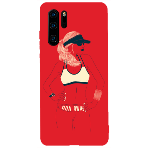 Huawei P30 Pro Run away Transparent Silicone TPU Θήκη