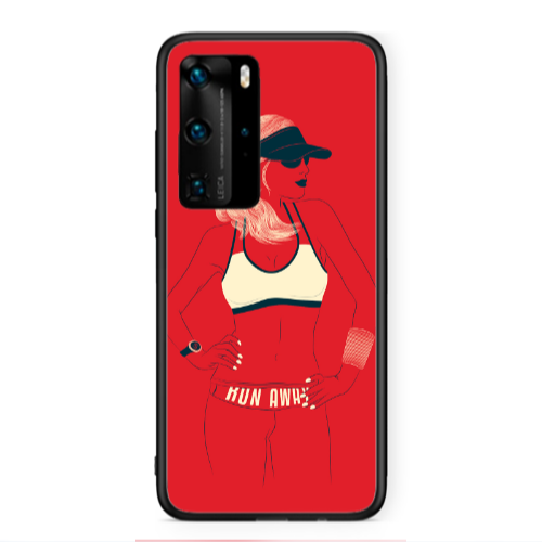 Huawei P40 Pro Run away Black Glossy Θήκη