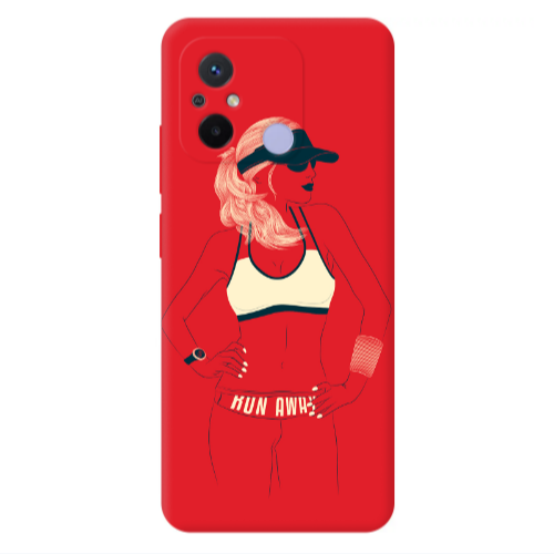 Xiaomi Redmi 12C Run away Transparent Silicone TPU Θήκη