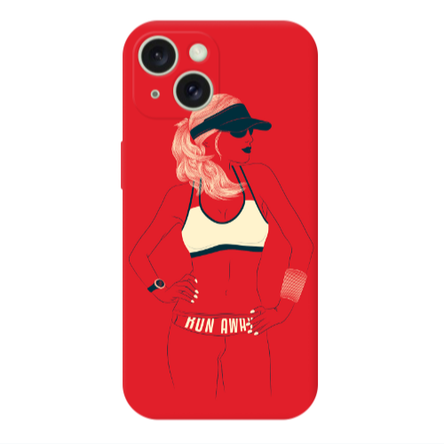 Apple iPhone 15 Run away Transparent Silicone TPU Θήκη