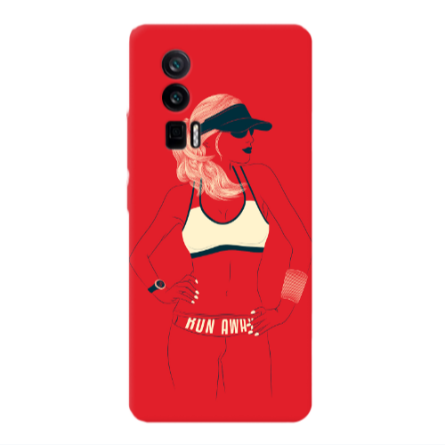 Xiaomi Poco F5 Pro Run away Transparent Silicone TPU Θήκη