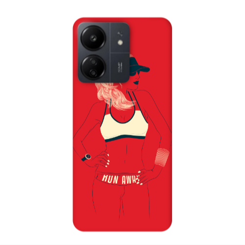 Xiaomi Redmi 13C Run away Transparent Silicone TPU Θήκη