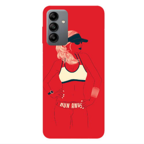 Samsung A13 5G Run away Transparent Silicone TPU Θήκη