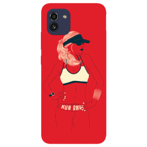 Samsung A03 Run away Transparent Silicone TPU Θήκη