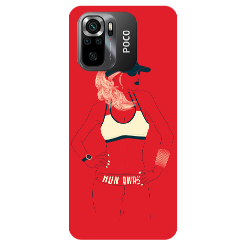 Xiaomi Poco M5 s Run away Transparent Silicone TPU Θήκη