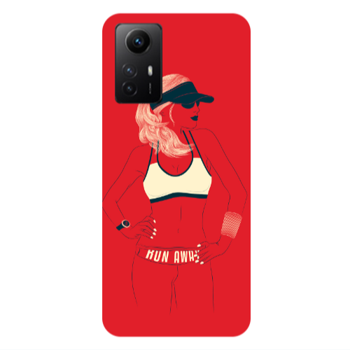 Xiaomi Redmi Note 12s Run away Transparent Silicone TPU Θήκη