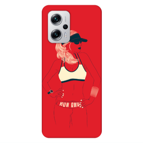 Xiaomi Poco X4 GT Run away Transparent Silicone TPU Θήκη