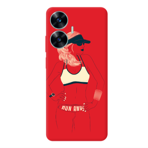 Realme C55 Run away Transparent Silicone TPU Θήκη
