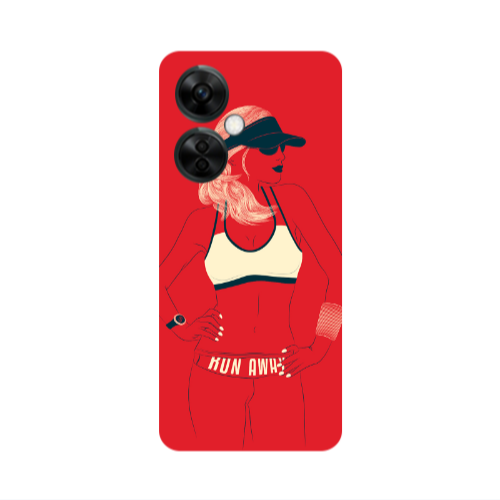 Oneplus Nord CE 3 Lite 5G Run away Transparent Silicone TPU Θήκη