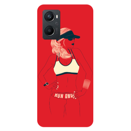 Oppo A 96 Run away Transparent Silicone TPU Θήκη
