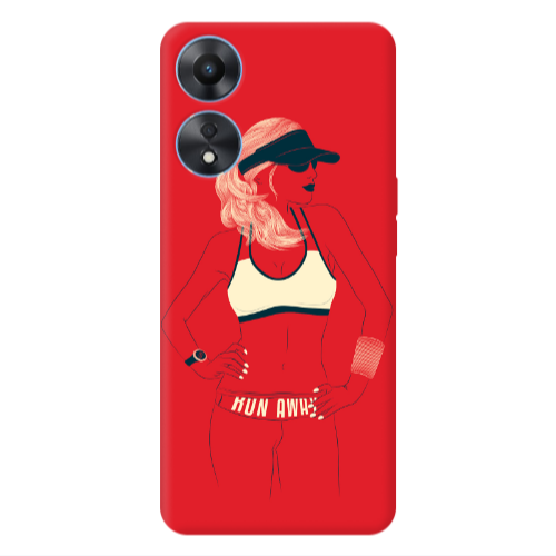 Oppo A 98 Run away Transparent Silicone TPU Θήκη