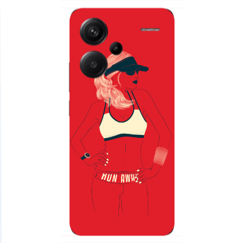 Xiaomi Redmi Note 13 Pro+ 5G  Run away Transparent Silicone TPU Θήκη