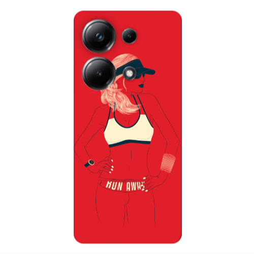 Xiaomi Poco M6 Pro 4G Run away Transparent Silicone TPU Θήκη