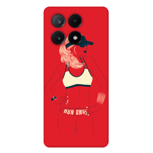 Xiaomi Poco X6Pro 5G Run away Transparent Silicone TPU Θήκη